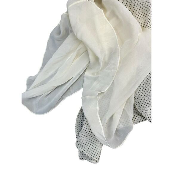 Burberry London England Dresse Silk Polka Dot bow neck sz 38 US 4 - Picture 13 of 16